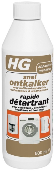 HG (snel) ontkalker voor koffiezetapparaten waterkokers & wasmachines